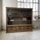 XXL oak display cabinet furniture