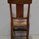 Chaise à langer paillée en merisier, époque directoire - 1ère partie du xixe