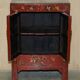 Antique Chinese hand-lacquered side table, large sideboard.
