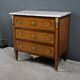 Small chest of drawers in amboyna and rosewood, Louis XVI style – 1940