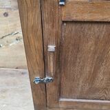 Old Burmese teak bedside table