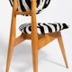 Mid-century zebra chair type 200/128 by Juliusz Kedziorek, Europe, 1960s