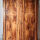 Antique walnut cabinet doors