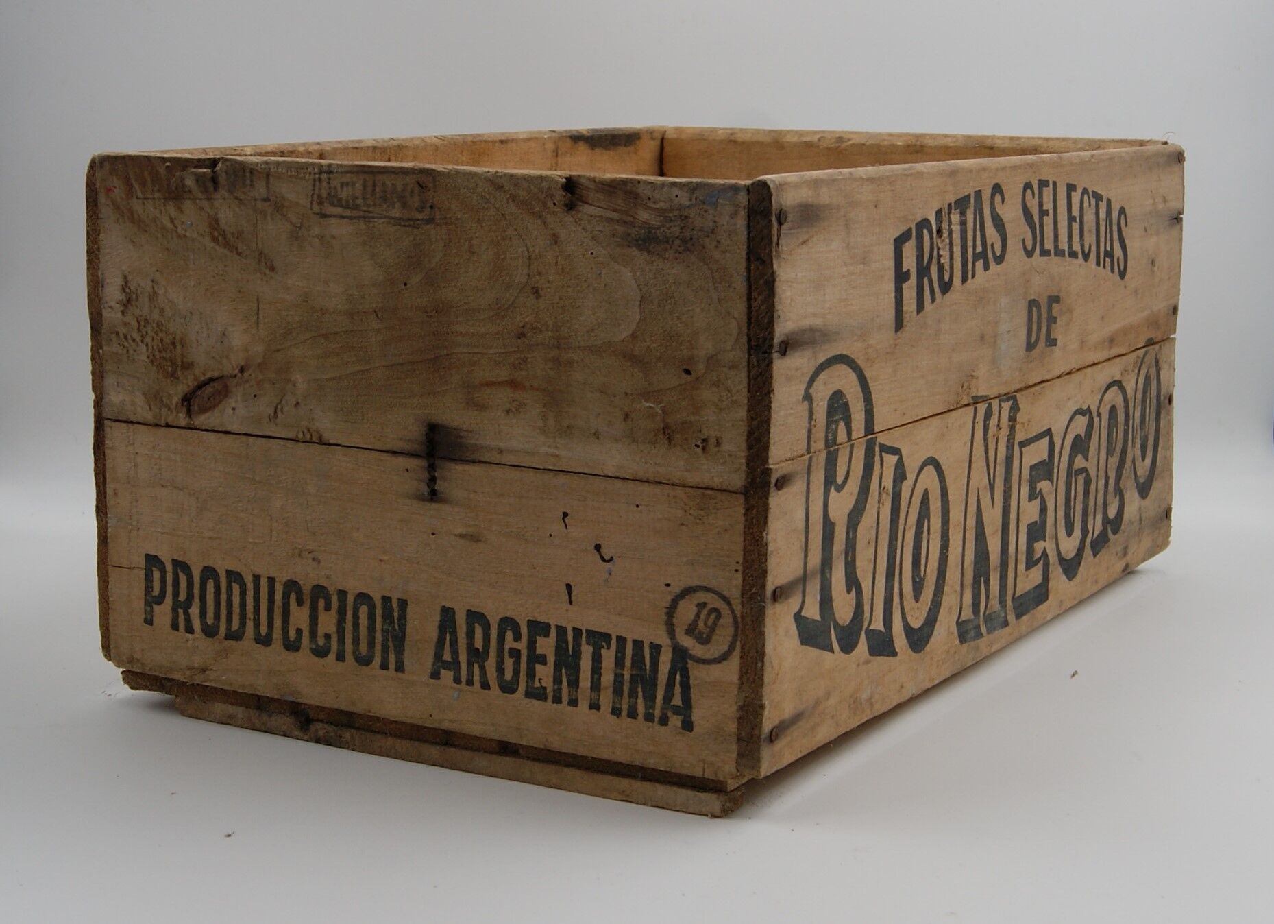 Vintage fruit wood box