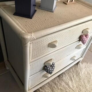 Dresser in patina rattan