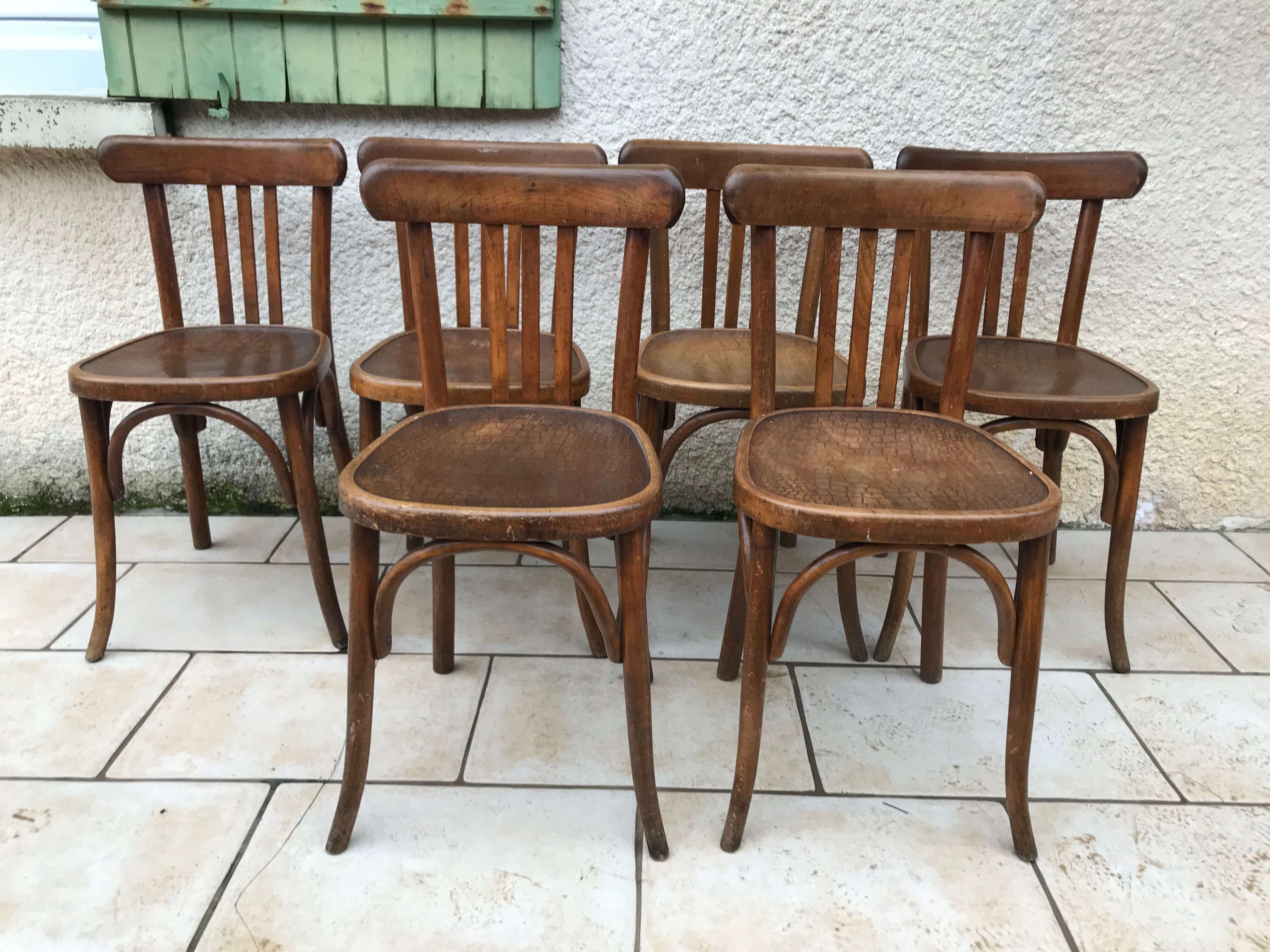 Set of 6 chairs Bistro FISCHEL