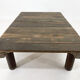 1950's vintage industrial wood & iron coffee table
