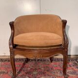 Louis XV style office chair in walnut