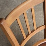 Early 20th century wooden bistro chair.