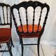 Paire de chaises Napoléon III modèle Opéra