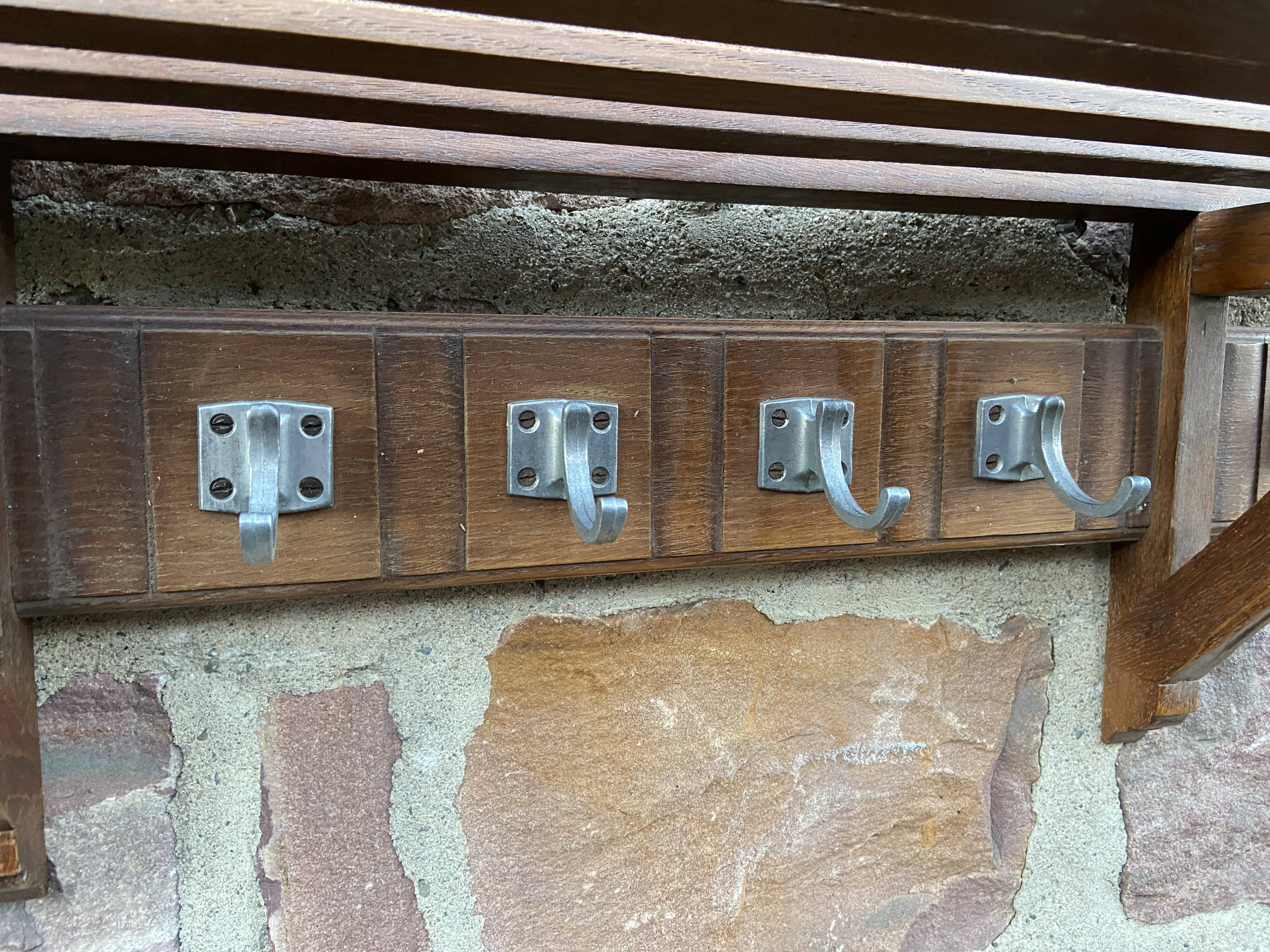 Coat rack wall wardrobe art deco vintage