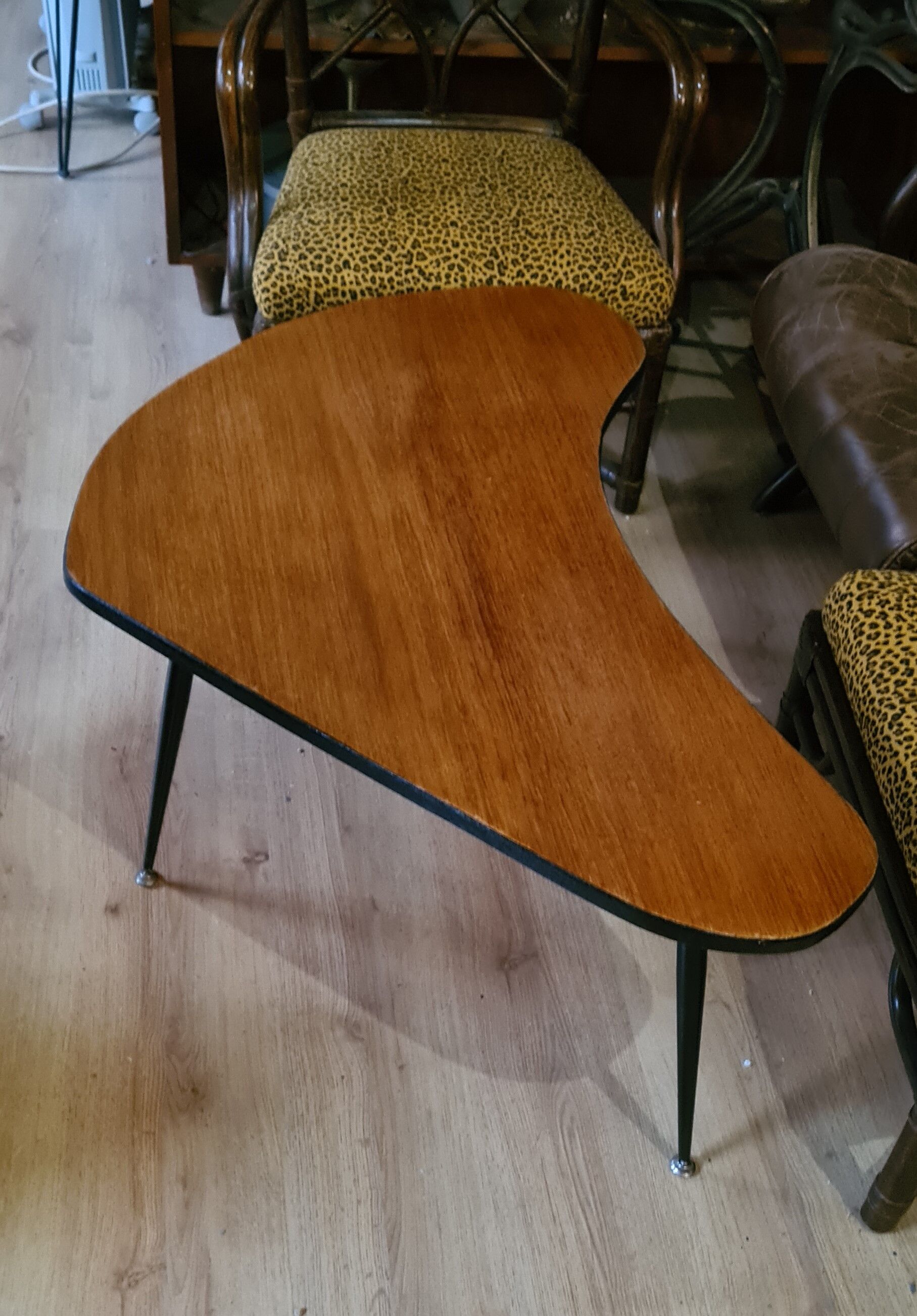 Coffee table foot spindles 92x72h44 vintage