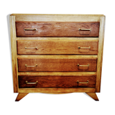 Vintage compass feet chest of drawers