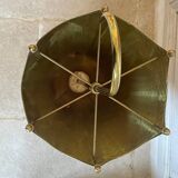 Vintage brass umbrella stand