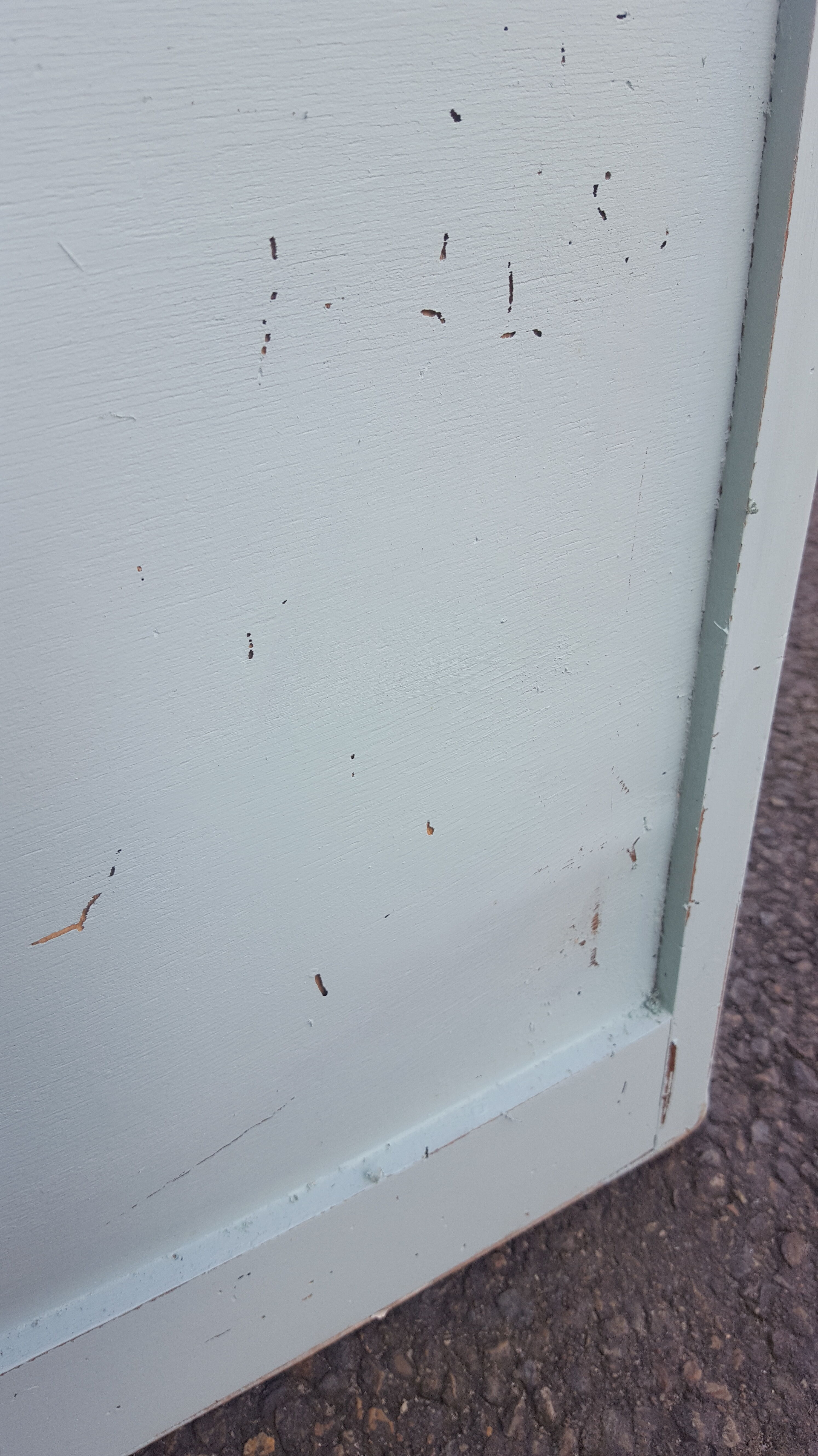 Pastel blue Parisian buffet