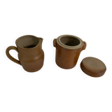 Lot of milk pitcher and jar