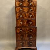 Georgian Revival tallboy chest on chest