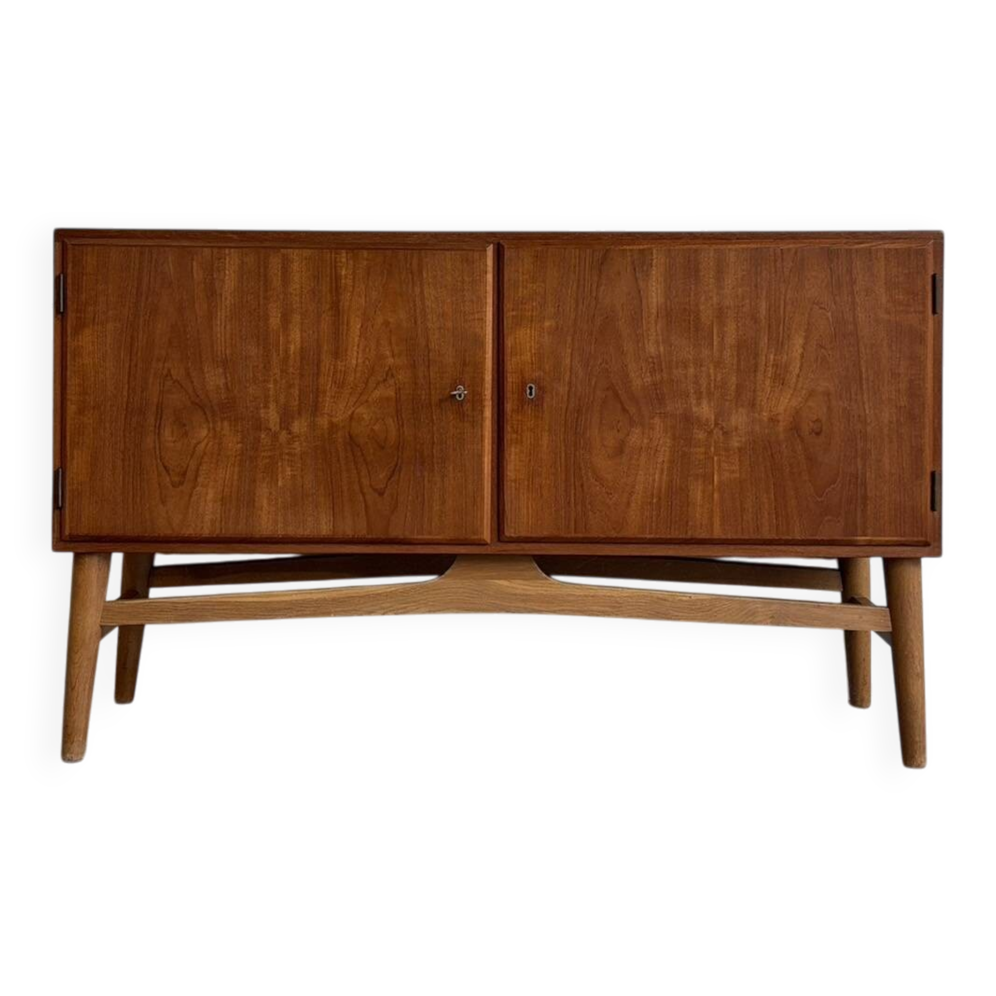 Vintage Danish sideboard teak with oak