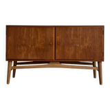 Vintage Danish sideboard teak with oak