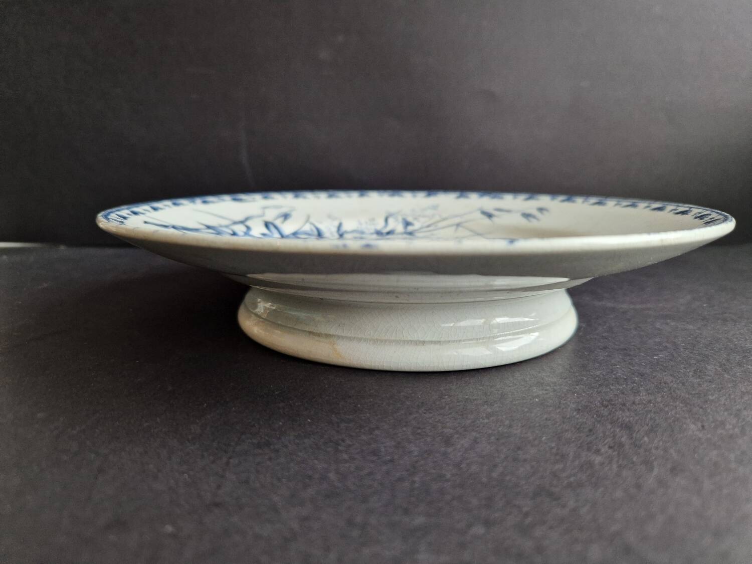 Old Sarreguemines fruit bowl, Carmen model