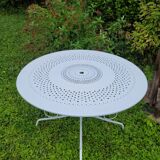 Wrought iron garden table