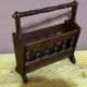 Vintage wooden magazine rack, Denmark