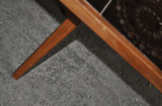 Danish rosewood ceramic tile coffee table, 1960s