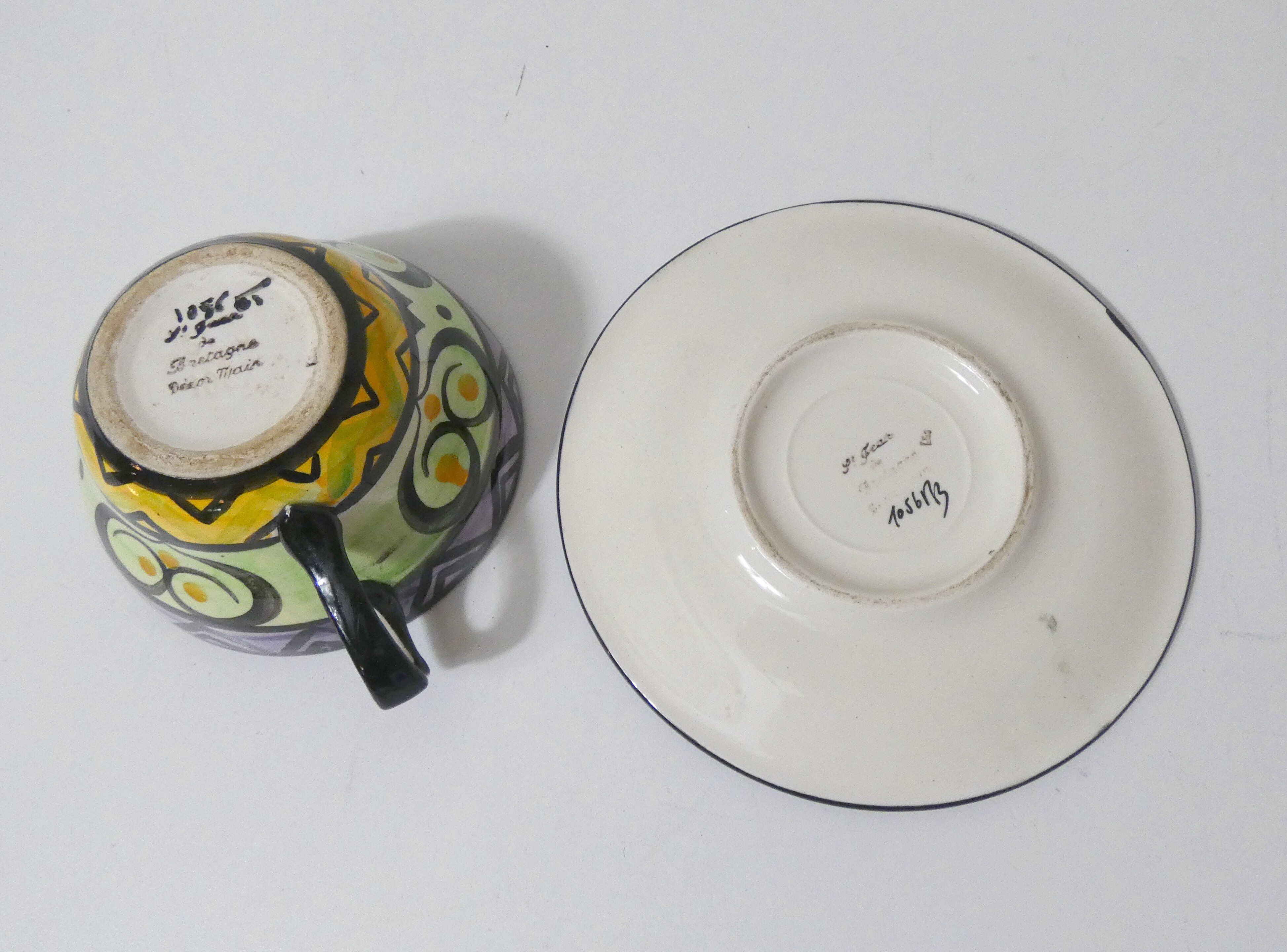 Saint Jean de Bretagne cup and saucer