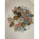 Contemporary Modern "Tronco" Murano Glass Sputnik Chandelier Venini Style