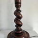 Large turned wooden lamp base, 1960