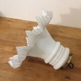 Opaline glass pendant light