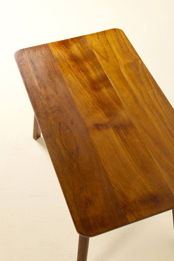 Table basse vintage suédoise en teck, années 1960