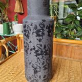 Large matte/glossy textured vase
