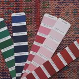 Vintage Turkish Oushak Rug Handwoven 46x373 cm