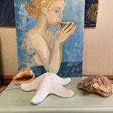 Porcelain wall lamp starfish design