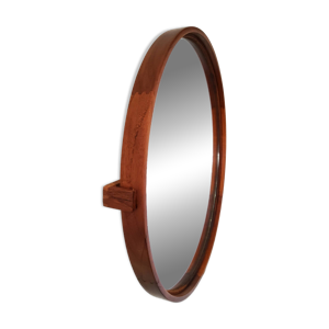 Miroir mural scandinave - teck