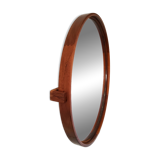 Scandinavian wall mirror in teak - luxury