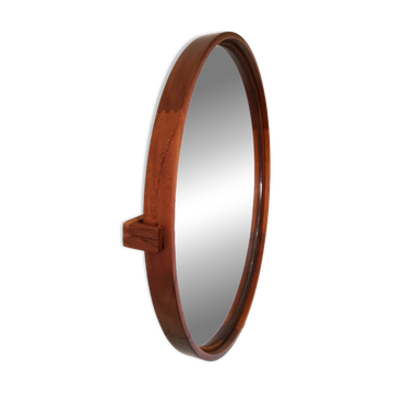 Miroir mural scandinave en teck - luxus
