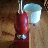 Lampe de table années 1960/70 rouge
