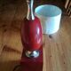 Lampe de table années 1960/70 rouge