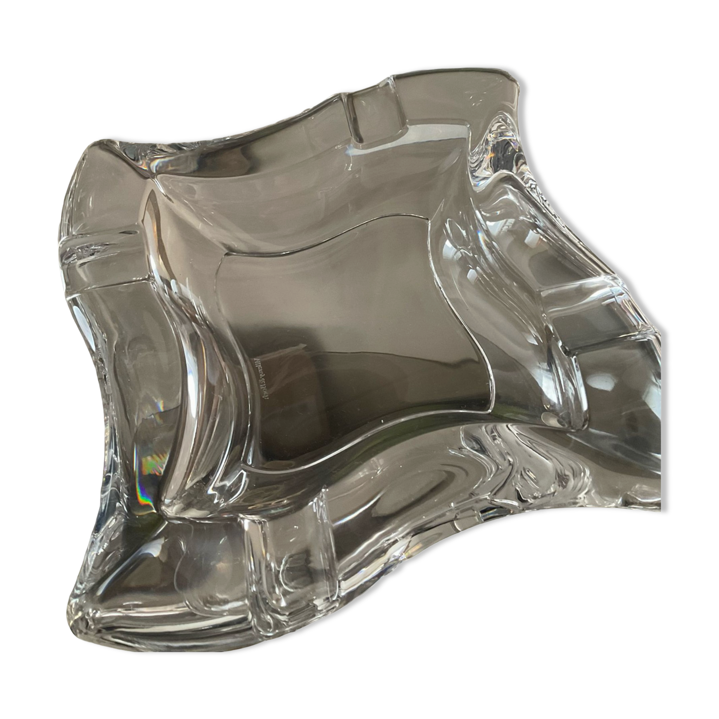 Empty vintage crystal pocket Villeroy & Boch