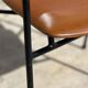 Eugen Schmidt armchair, Coraline cognac model for Airborn 1960.
