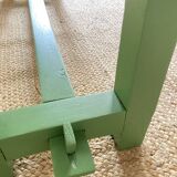 Old solid wood bench