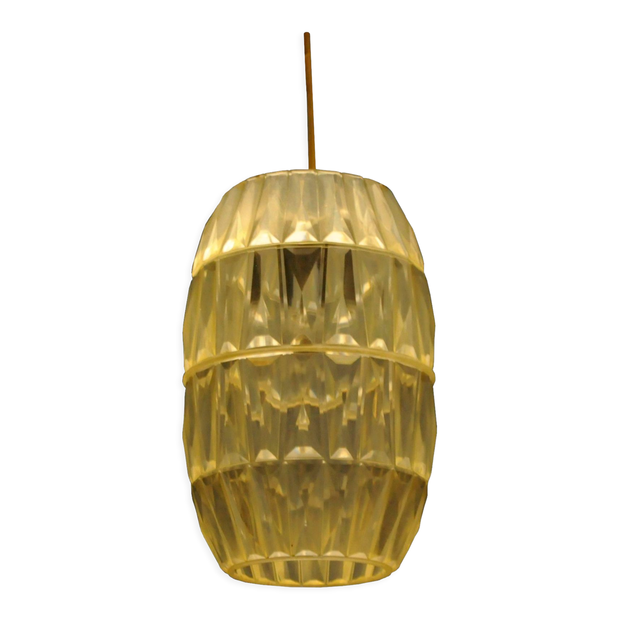 Danish ceiling lamp 1960 plexiglas