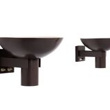 Pair philips nd60d diablo wall lamps 1960s holland