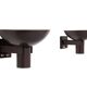 Pair philips nd60d diablo wall lamps 1960s holland