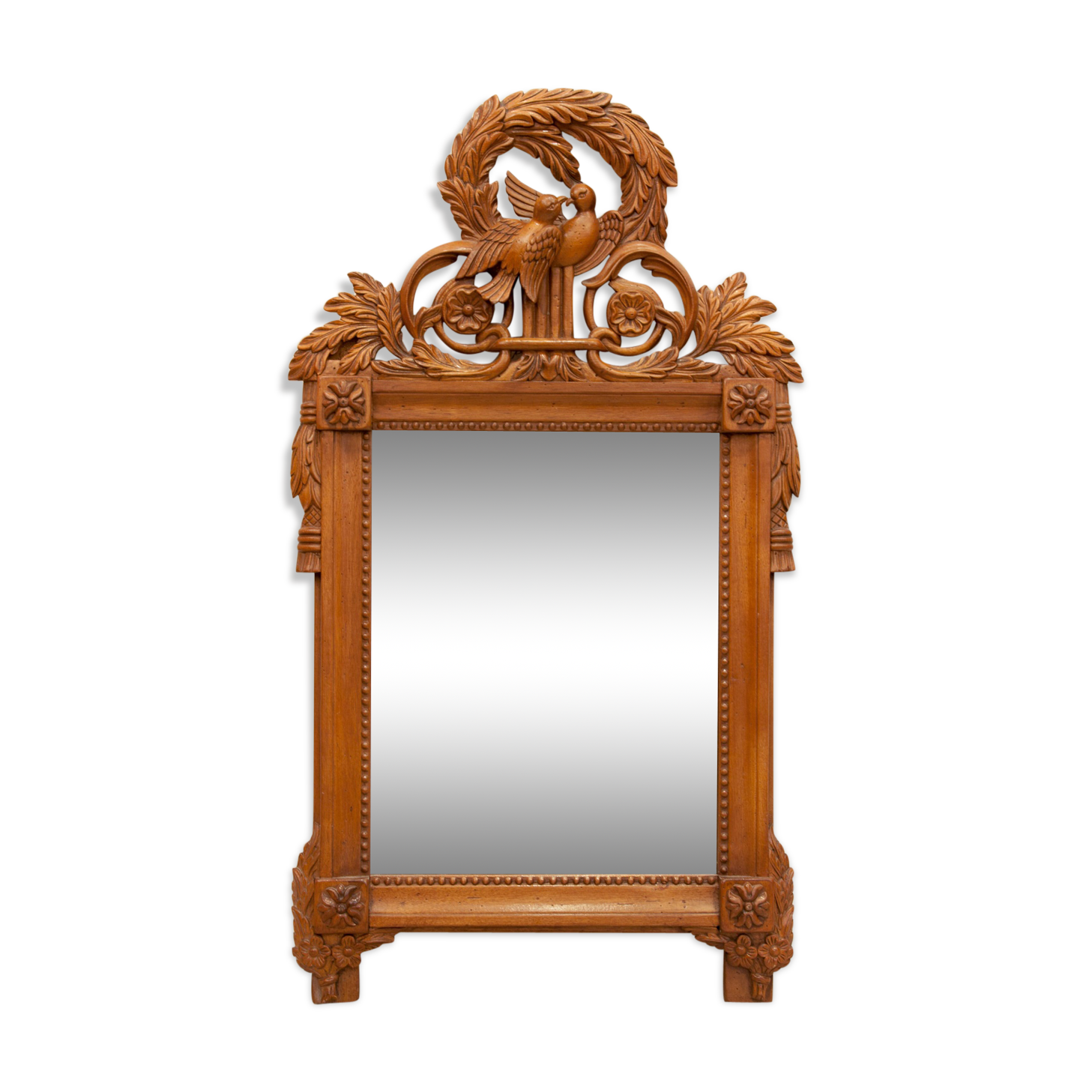 Miroir normand de style Louis XVI début XXème 39x77cm