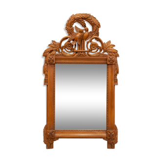 Norman style Louis XVI early twentieth 39x77cm mirror