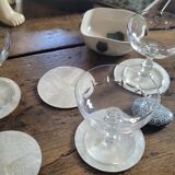 70's mother-of-pearl coaster