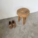 Tabouret corde et chêne Audoux Minet